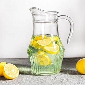 تصویر 2 از خرید + قیمت عمده پارچ و لیوان بلوری مدل امگا و آمور